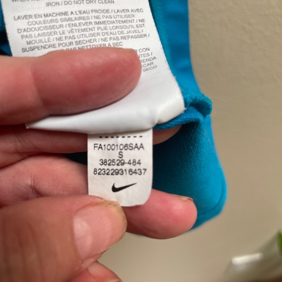 Nike  Women's Blue & Black Small Dry-Fit Tennis / Golf Dress - Picture 6 of 6